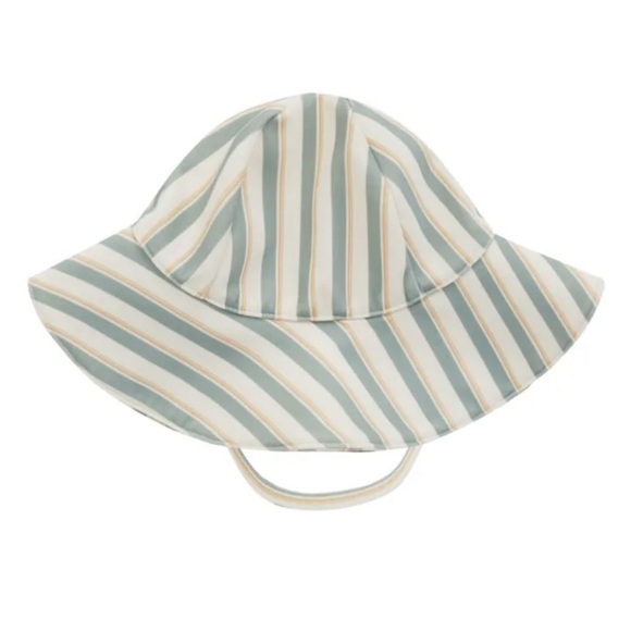 Rylee + Cru Other - Rylee and Cru floppy striped sun hat 6-12m